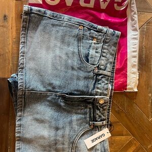 Garage Blue Boyfriend Jeans Relaxed Fit